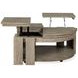Conrad Stone Harbor Gray Free Form Lift Top Cocktail Table