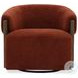 Fendrick Island Rust Swivel Accent Chair