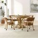 Rylie Natural Round Game Top Dining Room Set