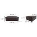 Form Espresso Brown Leather Rectangular Ottoman