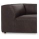 Form Espresso Brown Leather 4 Piece Lounge Modular Sectional