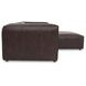 Form Espresso Brown Leather 3 Piece Nook Modular Sectional