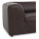 Form Espresso Brown Leather 5 Piece Dream Modular Sectional