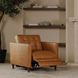 Bridgers Tan Leather Power Recliner
