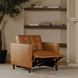 Bridgers Tan Leather Power Recliner