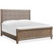 Claremont Smokey Taupe California King Upholstered Panel Bed