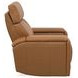 Phoenix Autumn Caramel Leather Zero Gravity Power Recliner with LED and USB Charging