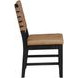 Reid Brown Vegan Leather Side Chair Set of 2