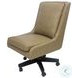 Dovell Lotus Cream Leather Desk Chair