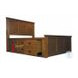 Mission Hills Harvest Queen Captains Storage Bed