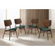Oscar Teal Upholstered Dining Chair Set of 4