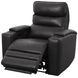 Axion Autumn Black Leather Zero Gravity Power Recliner with USB Charging