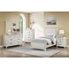 Silver Sands Gray Full Upholstered Panel Bed