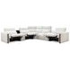 Anaheim White Performance Fabric 7 Piece Modular Power Reclining Sectional with Power Headrest