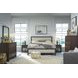 Llewellyn Columbian Walnut and Cream Upholstered Panel Bedroom Set