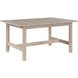 Gabby Light Brown 60" Extendable Rectangular Dining Table
