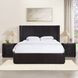 Henry Espresso 3 Drawer Nightstand with USB Charging