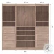 Pur Rustic Brown 86" Closet Organizer