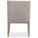 Linea Beige And Cerused Greige Upholstered Arm Chair Set of 2