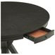 Rylie Black 48" Round Counter Height Table