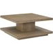 Canyon Sand Square Cocktail Table with Casters