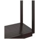 Glaze Cola Rectangular Glass Top Console Table