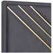 Symmetry Gray King Upholstered Panel Bed
