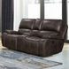 Brookings Charcoal 79" Loveseat with Dual Recliner