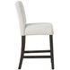 High Line White Upholstered Counter Height Chair Set of 2