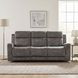 Yates Brownish Gray Double 80" Reclining Sofa
