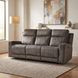 Yates Brownish Gray Double 80" Reclining Sofa