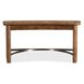 Mosaic Rich Golden Brown and Bronze 66" Romano Writing Desk