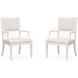 Echo Isles Gray Upholstered Arm Chair Set of 2