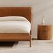 Colby Brown Queen Upholstered Platform Bed