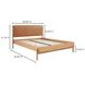 Colby Brown King Upholstered Platform Bed