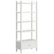 Haven Warm White Etagere with 4 Shelves