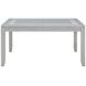Fiona Mist Gray 78" Extendable Rectangular Dining Table