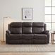 Yerba Dark Brown 81" Double Lay Flat Reclining Sofa