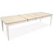 Echo Isles Sea Pearl and Driftwood 110" Extendable Rectangular Dining Table