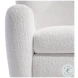 Silvi White Swivel Chair