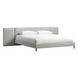 Zest Light Gray Upholstered Wall Panel Bedroom Set