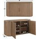Colvin Brown 2 Door Server