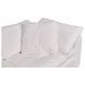 Clay Cream White Performance Fabric 3 Piece Modular Sectional with Pillows