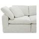 Terra Coastside Sand Performance Fabric 3 Piece Modular Sectional with Pillows