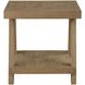 Orinda Brown Square End Table