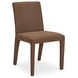 Monte Brown Performance Fabric Upholstered Dining Chair Set of 2