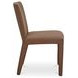 Monte Brown Performance Fabric Upholstered Dining Chair Set of 2