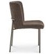 Early Dark Brown Upholstered Dining Chair Set of 2