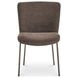 Early Dark Brown Upholstered Dining Chair Set of 2