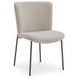 Early Beige Performance Fabric Upholstered Dining Chair Set of 2